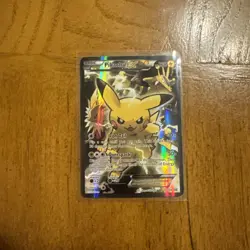 Pokemon Pikachu EX Full Art Holo Promo XY124 Black Star XY Trading Card - Image 2
