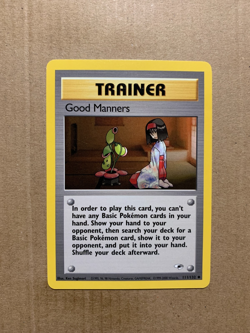 Good Manners 111/132 Gym Heroes - Uncommon Pokemon Card - NM/Mint - Image 1