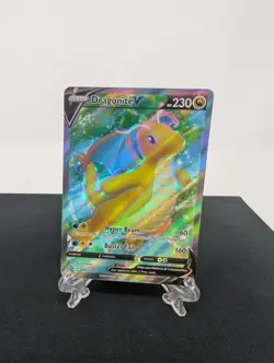 Dragonite V - 076/078 - Pokemon Go Sword & Shield Full Art Rare Card NM - Image 1