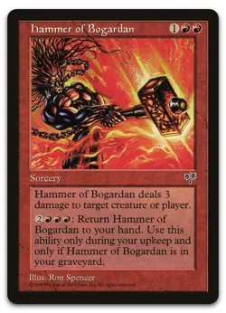 Hammer of Bogardan (NM) Mirage MIR Magic MTG - Image 1