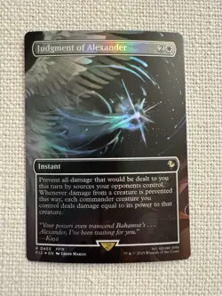 Judgment of Alexander (Borderless) (Foil) FINAL FANTASY Commander MTG NM - Image 1