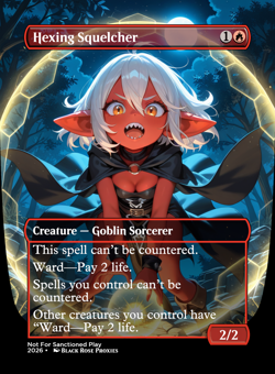 Hexing Squelcher - MTG Anime Playtest Not For Sanctioned Play - Image 1