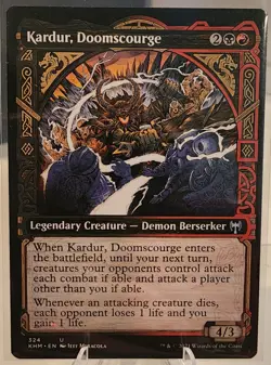MtG Kardur, Doomscourge (Showcase) Kaldheim Regular - Image 1
