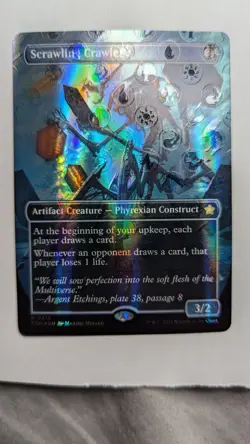 1x Scrawling Crawler Mana Foil FDN Foundations NM - MTG Magic EDH x1 - Image 1