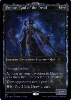MTG Erebos, God of the Dead (74) | NM Foil | Secret Lair Theros Stargazing {SLD} - Image 2