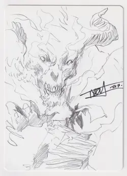 Signed Dovin Baan Proof Sketch NM Kaladesh Artist Tyler Jacobson MTG Magic AP! - Image 1