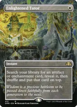 MTG Magic the Gathering Enlightened Tutor (412/520) Dominaria Remastered LP - Image 1