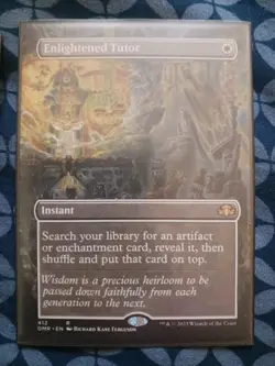 MTG Magic the Gathering Enlightened Tutor (412/520) Dominaria Remastered LP - Image 2
