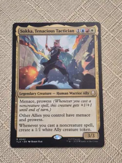 SOKKA, TENACIOUS TACTICIAN x1 mtg NM-M The Last Airbender 1 Rare - Image 1