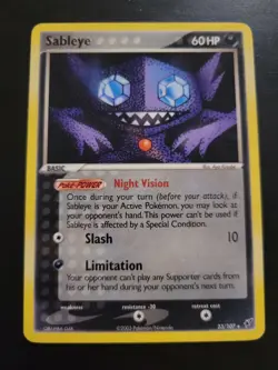 Pokemon TCG Card 2005 Deoxys - Sableye 23/107 - Image 1