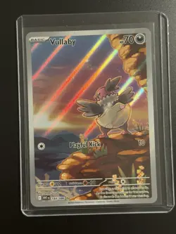 Pokemon Vullaby Illustration Rare Holo 144/086 SV White Flare NM - Image 1