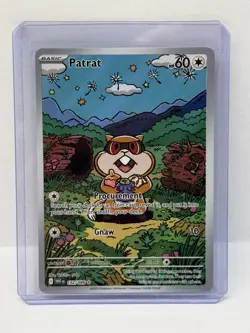 Patrat 152/086 Pokemon Card – Black & White – Mint Condition– Ungraded - Image 1