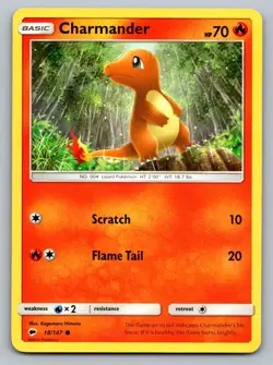 Pokemon TCG SM - Burning Shadows Charmander 18/147 - Image 1
