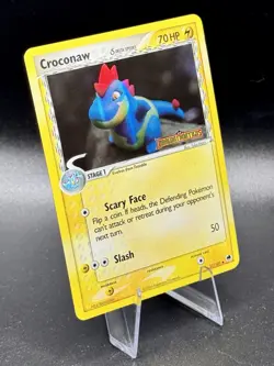 Croconaw δ Species 27/101 Stamped Pokemon EX Dragon Frontiers Reverse Holo LP - Image 1
