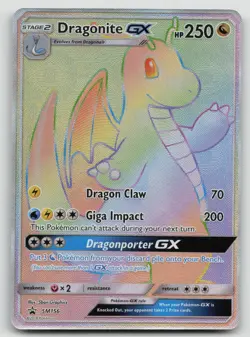 Dragonite GX SM156 Pokemon Dragon Majesty Secret Rare Black Star Promo NM - Image 1