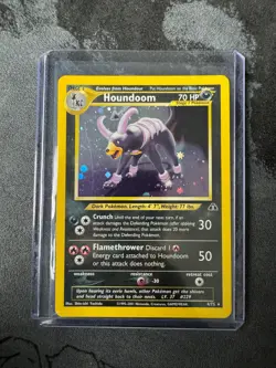 Pokemon Neo Discovery HOUNDOOM 4/75 Holo Rare WOTC - LP Condition - Image 1