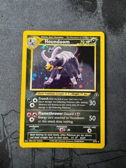 Pokemon Neo Discovery HOUNDOOM 4/75 Holo Rare WOTC - LP Condition - Image 3