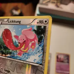 Pokemon TCG Lickitung 78/111 XY-Furious Fists Reverse Holo - Image 2