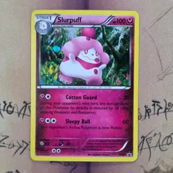Slurpuff XY15 Black Star Promo Cosmos Holo NM Pokemon Card English - Image 1