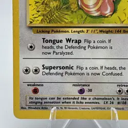 1999 Pokemon Jungle Lickitung #38/64 - Image 4