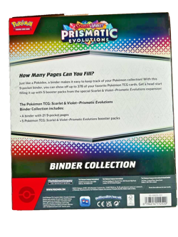 Prismatic Evolutions Binder Collection NEW FACTORY SEALED Pokemon TCG - Image 2
