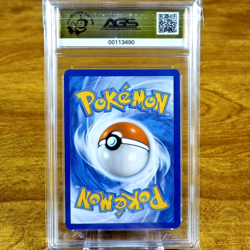 Pokemon SV Obsidian Flames Secret Tyranitar EX 211/197 AGS Mint+ 9.5 Holo 2023 - Image 2