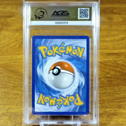 Pokemon Stellar Crown Cinderace EX 157/142 AGS Mint+ 9.5 Holo Secret Rare 2024 - Image 3