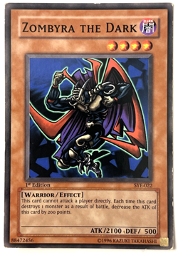 YuGiOh! - Zombyra the Dark SYE-022 1st Edition Common - Image 1