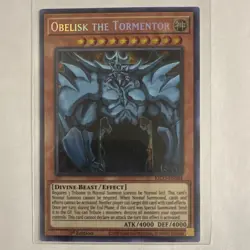 Yu-Gi-Oh! Konami Obelisk the Tormentor Secret Pharaoh's Rare King's Court 1st E… - Image 1