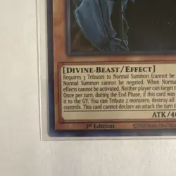 Yu-Gi-Oh! Konami Obelisk the Tormentor Secret Pharaoh's Rare King's Court 1st E… - Image 5