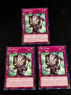 Tiki Peace (X3) ALIN-EN089 Yugioh 1st (New) - Image 1
