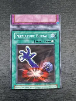 YuGiOh! Premature Burial RP02-EN012 - Error Misprint Miscut Pack Fresh Mint - Image 1