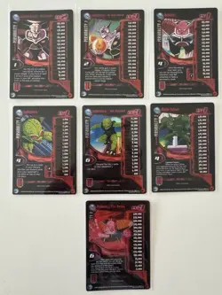 7 Villain Invasion Subset Dragonball GT Score Foil Cards - Image 1