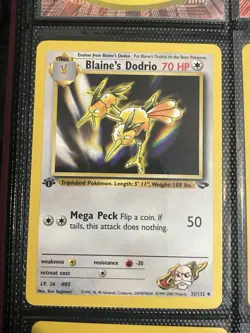 Pokemon TCG Vintage Lot Of 9 Cards From Various Sets All NM / LP Condition - Image 5