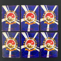 Base Set 1996 Normal Card Set of 6 Japanese Pokemon Card Old Back s007360 - Image 2