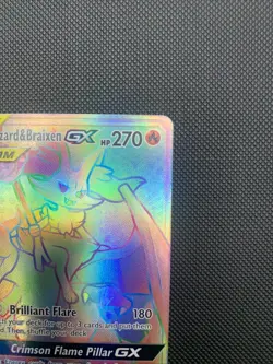 Charizard & Braixen GX Holo Card 251/236 Secret Sm-Cosmic Eclipse Edition - Image 3