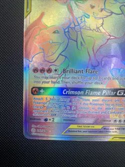 Charizard & Braixen GX Holo Card 251/236 Secret Sm-Cosmic Eclipse Edition - Image 5