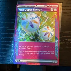 Pokemon Neo Upper Energy Special Energy Holo 162/162 Pokemon TCG Card Stock - Image 1