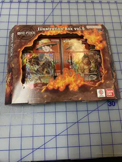 Bandai One Piece Card Game Illustration Box Vol 5 Factory Sealed In Hand - Image 1