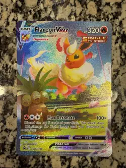 Jumbo Promo Flareon, Jolteon & Vaporeon VMAX Oversized Pokemon Cards SWSH 2021 - Image 3