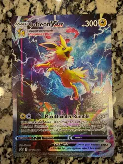 Jumbo Promo Flareon, Jolteon & Vaporeon VMAX Oversized Pokemon Cards SWSH 2021 - Image 5