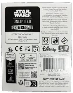 Star Wars Unlimited Secrets of Power Store Show Down Kit W/CARD PACKS New Sealed - Image 1