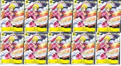 Set of 10 ONE PIECE Card Game - Sanji Promo Card V jump April 2026 P-120 NM - Image 1