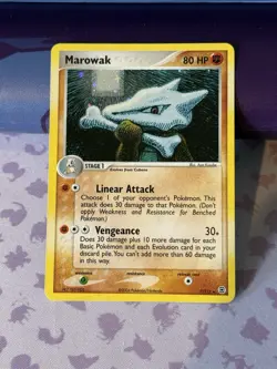 Marowak 7/112 Pokemon Fire Red & Leaf Green Holo Rare Pokemon TCG - NM Card - Image 1