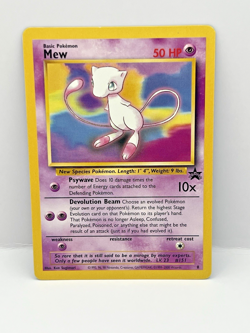 Vintage Pokemon TCG Mew Mewtwo Promo Basic Pokemon English 1999 3 Card Lot - Image 2