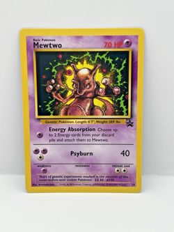 Vintage Pokemon TCG Mew Mewtwo Promo Basic Pokemon English 1999 3 Card Lot - Image 4