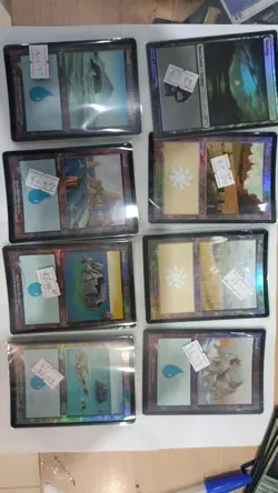 13X FOIL LAND CARDS FOR SALE LOT - Image 1