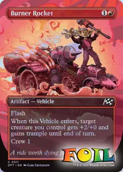 Burner Rocket Borderless 0311 MTG Aetherdrift Common NP Foil - Image 1