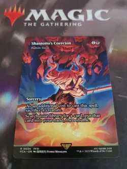 Mtg. Shantotto's Coercion. Showcase. Final Fantasy. Pack Fresh - Image 1