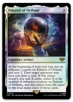 Palantir of Orthanc #247 (Foil) (NM) Lord of the Rings LTR Magic MTG - Image 1